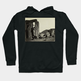 Fallen Statue at the Ramesseum, Thebes Hoodie